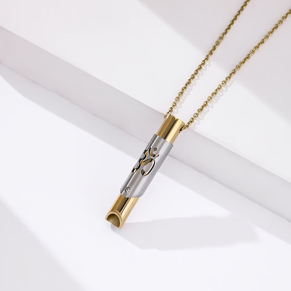 Mindfulness Deep Breathing Necklace, Unique Gift for All