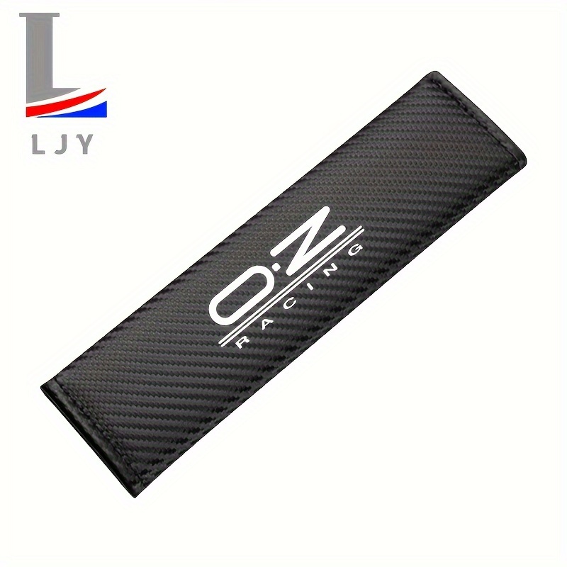 1pc Car Carbon Fiber Padded Car Safety Belt Shoulder Protector - Comfortable Protection For Your Shoulder
