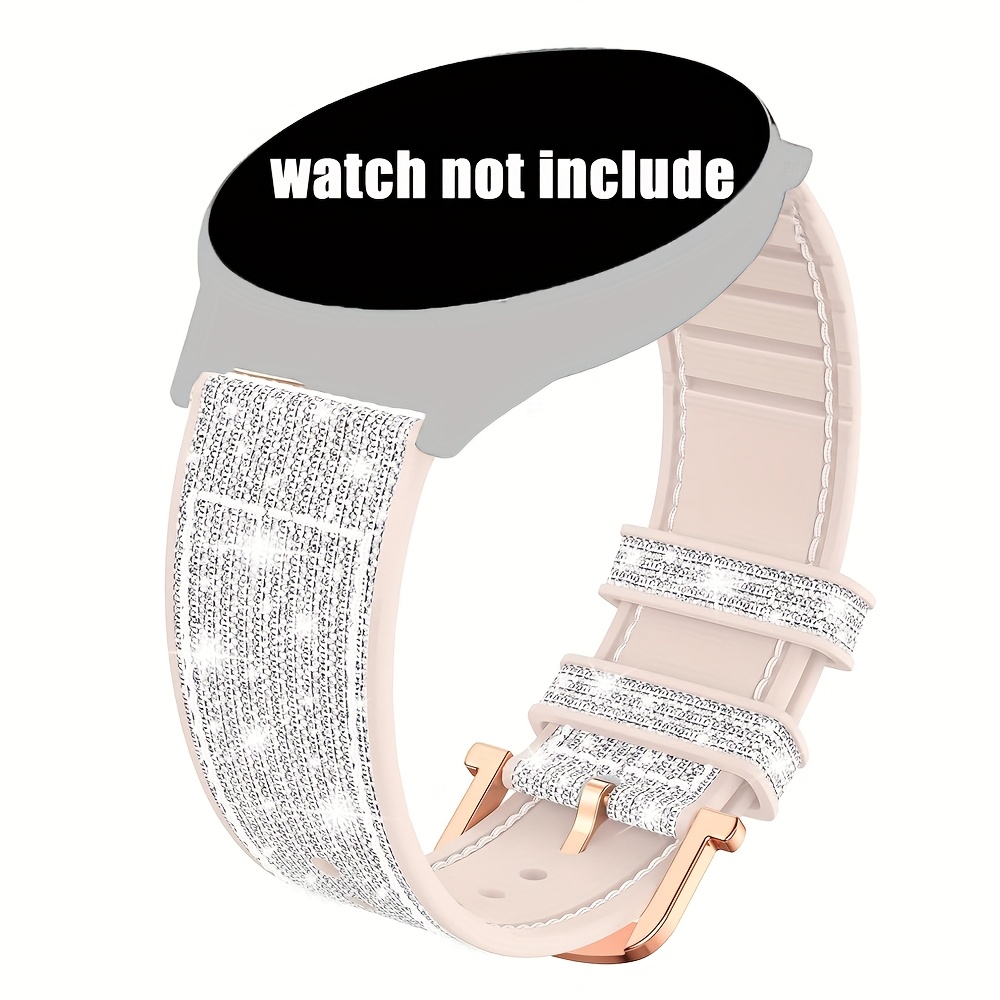20mm 22mm Sparkling Watch Band For Galaxy Watch 7/6/5/4/6classic/5pro 44mm 40mm 47mm 43mm 45mm Strap For Huawei Watch /4/3/2 46mm 42mm
