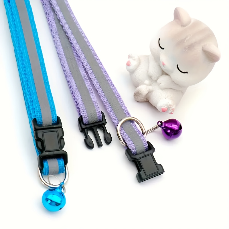 11pcs Reflective Detachable Pet Collars Set