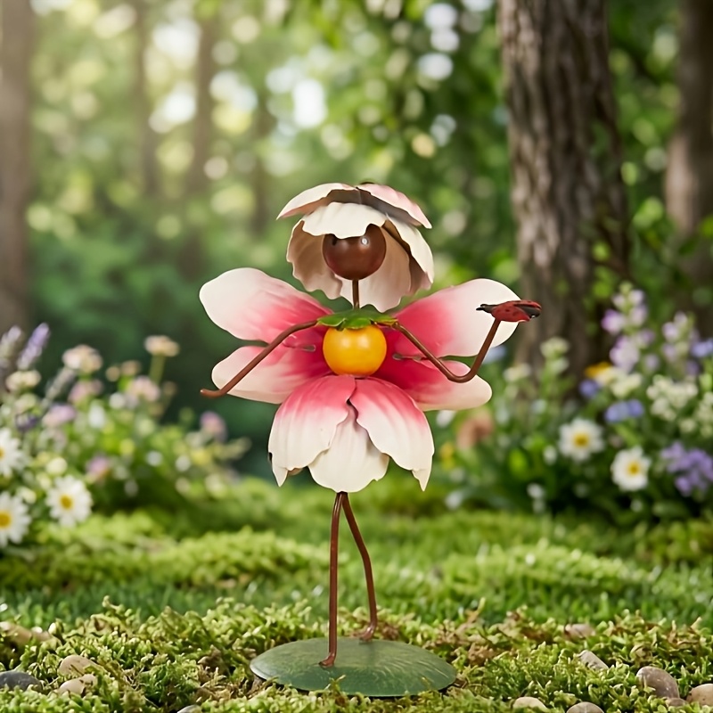 Hibou miniature sur arbre - Décoration de jardin féérique - Maison de poupée - Pot de fleurs