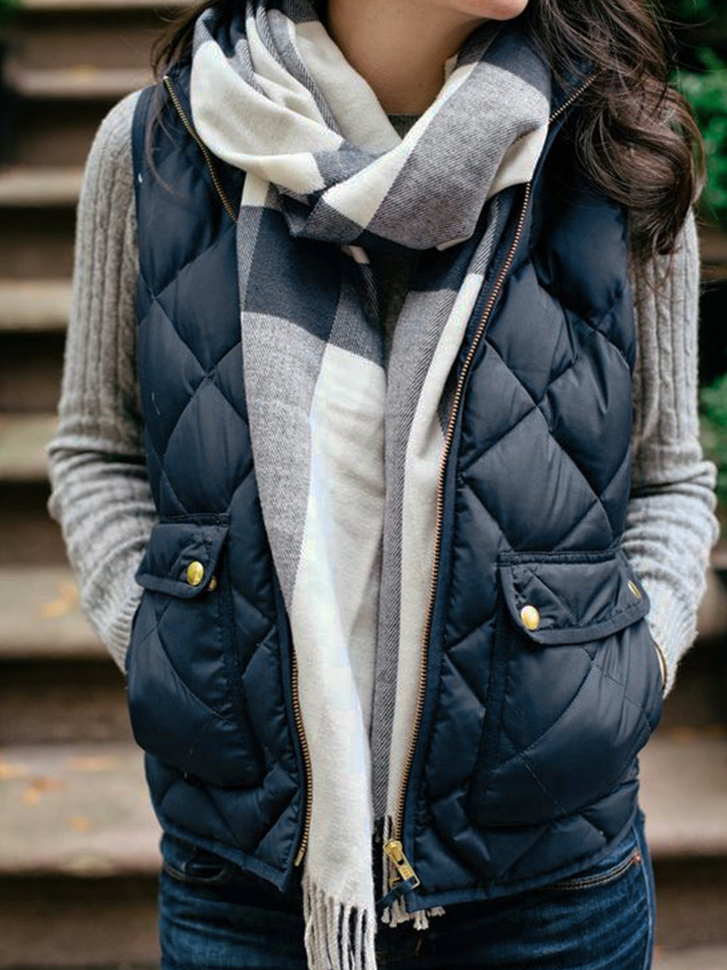 Womens Puffer Padded Vest Jacket Gilet Ladies Sleeveless