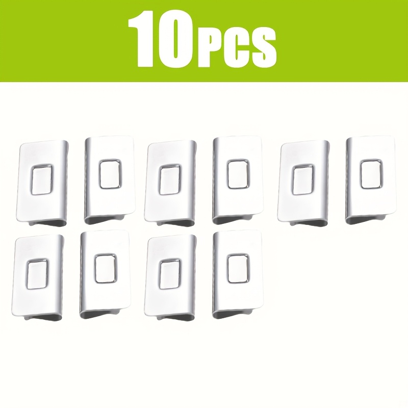 TEMU 10pcs Magnetic Curtain Clips, Without Nail Holes, , Curtain Blackout Additions, Curtain Tiebacks, Curtain Clips, Suitable For Home, Dorm Curtains, Bedroom, Office