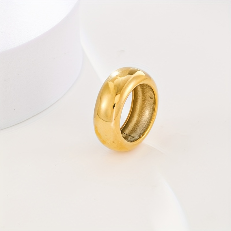 Image of 1pc Of Ins Minimalist Temperament Ring For Women, Trendy And Unique With A Sense Of High Quality