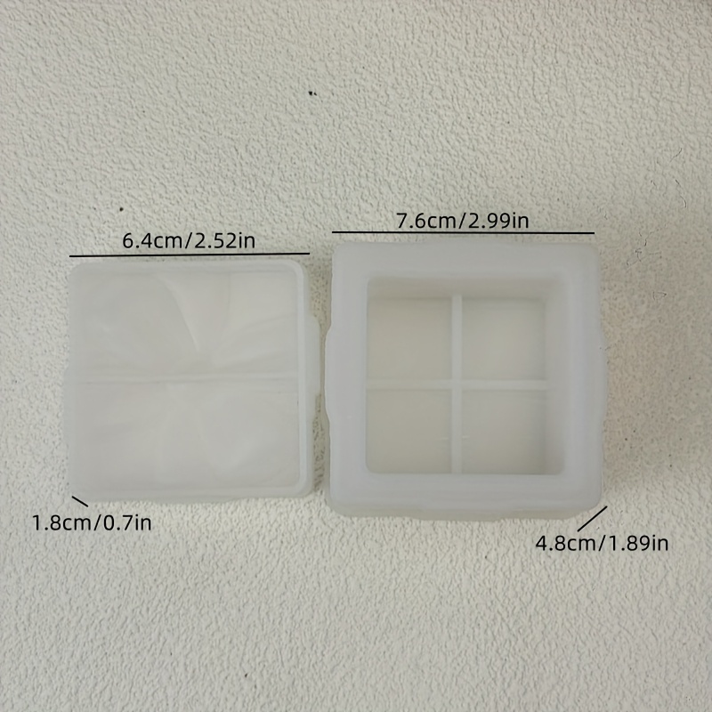 Image of Resin Casting Molds A Bow Gift Box Epoxy Mold Diy Bowknot Storage Case Mould Handmade Gypsum Plaster Jewelry Organizer Mold Home Decor Making Supplies