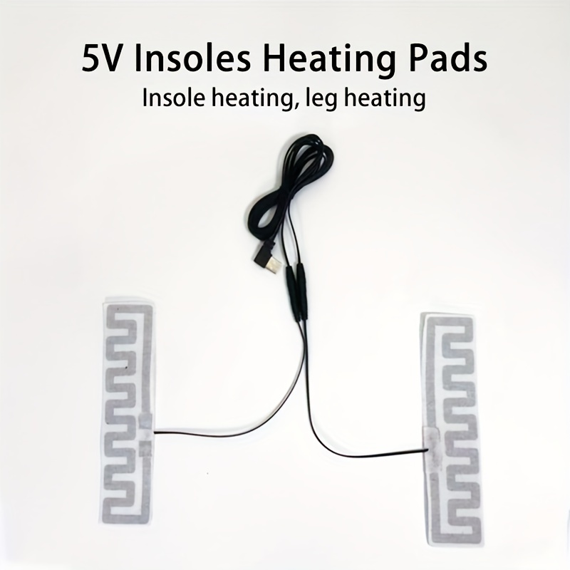 

10w Usb Heating Pad - Dual-use, Graphene Material, 5x20cm With 1.5m Cable For Insoles, Leg Warmers, Foot Warmer, Electric Gloves & Knee Support