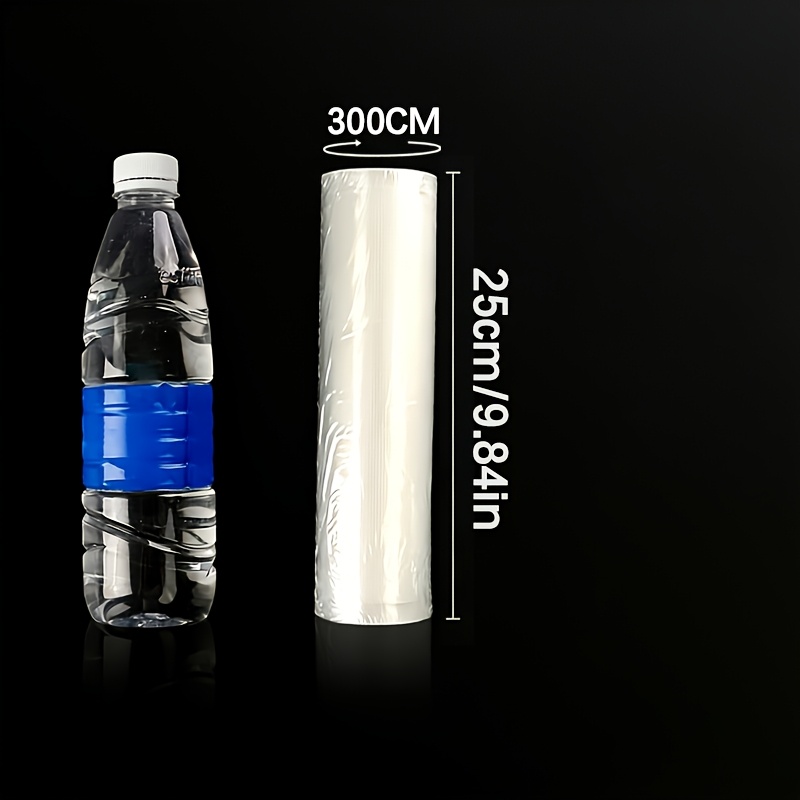 TEMU 1 rollo de 3 bolsas de vacío para alimentos frescos, engrosada, grado alimenticio, para conservación a largo plazo de carne y /horneado a