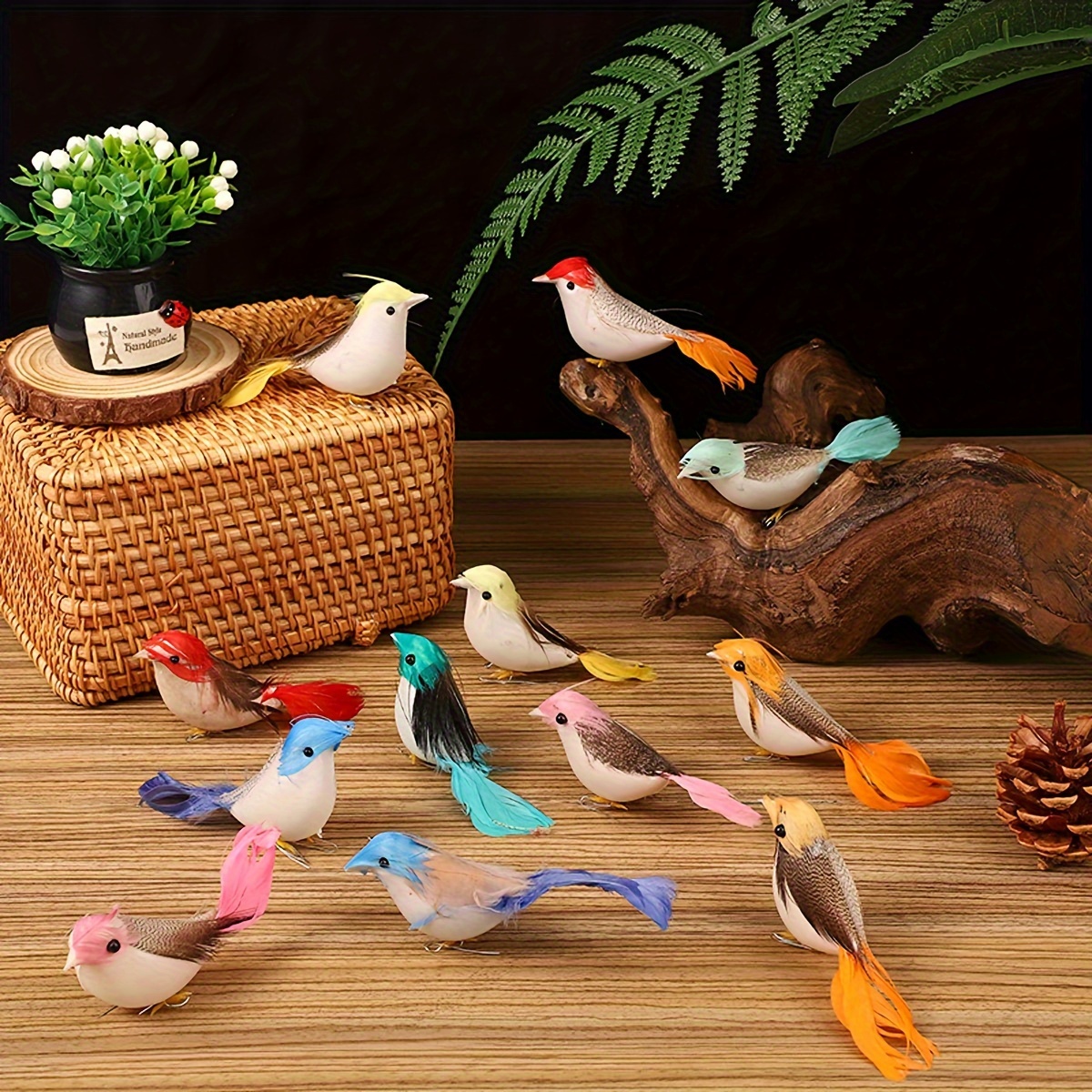 

[top-] 24pcs Set - Iron & Plastic For Diy , Bonsai Decor & Ornaments