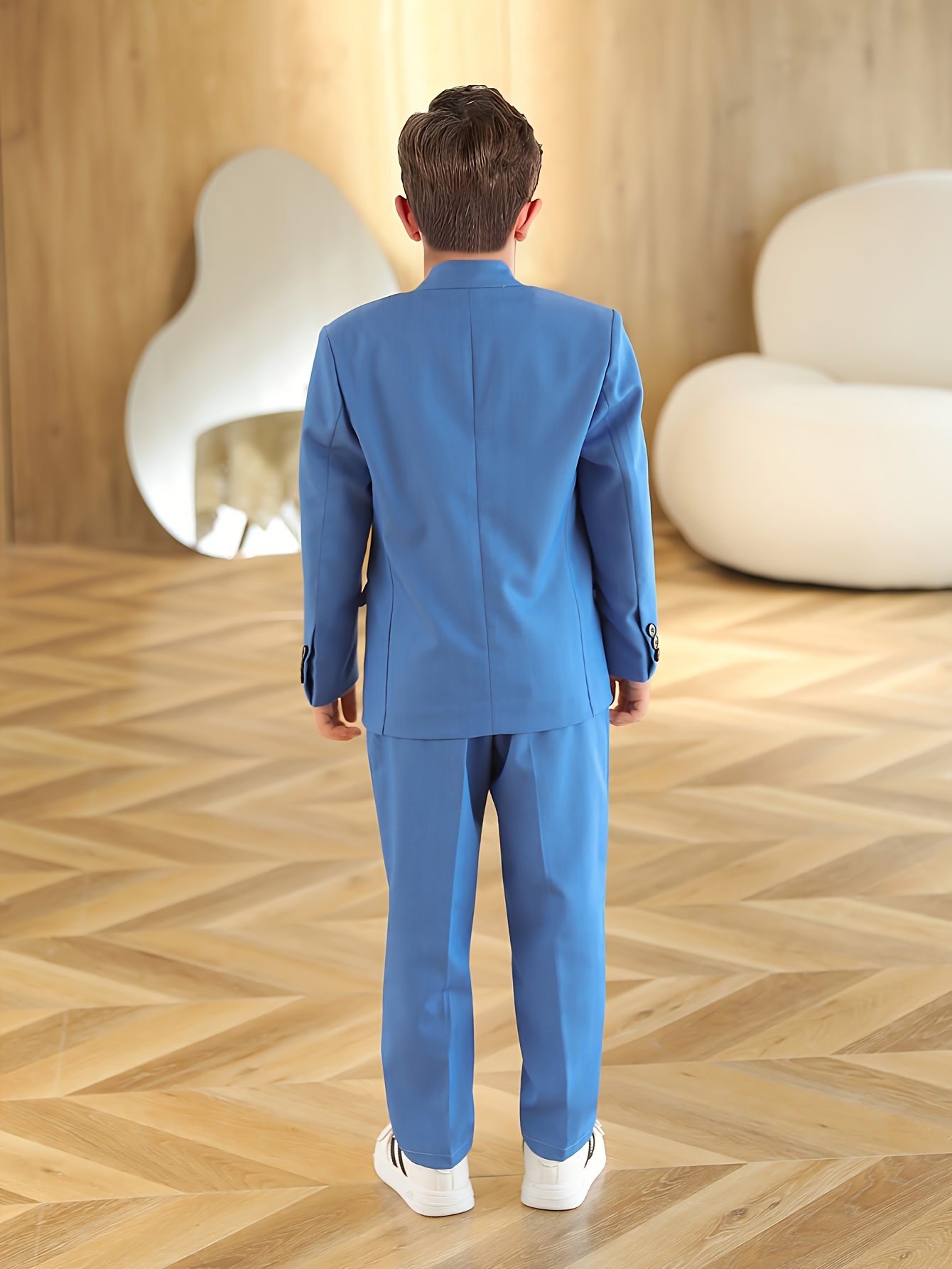 Light Blue Suit With White Sneakers White Shoes Light Blue Shoes