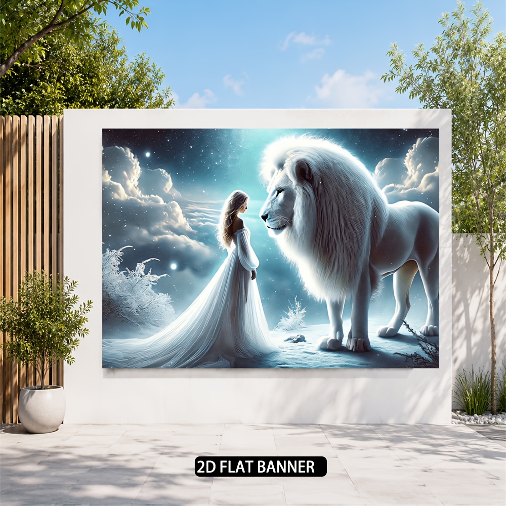 Fairy Tale Lion Backdrop with Lion Theme