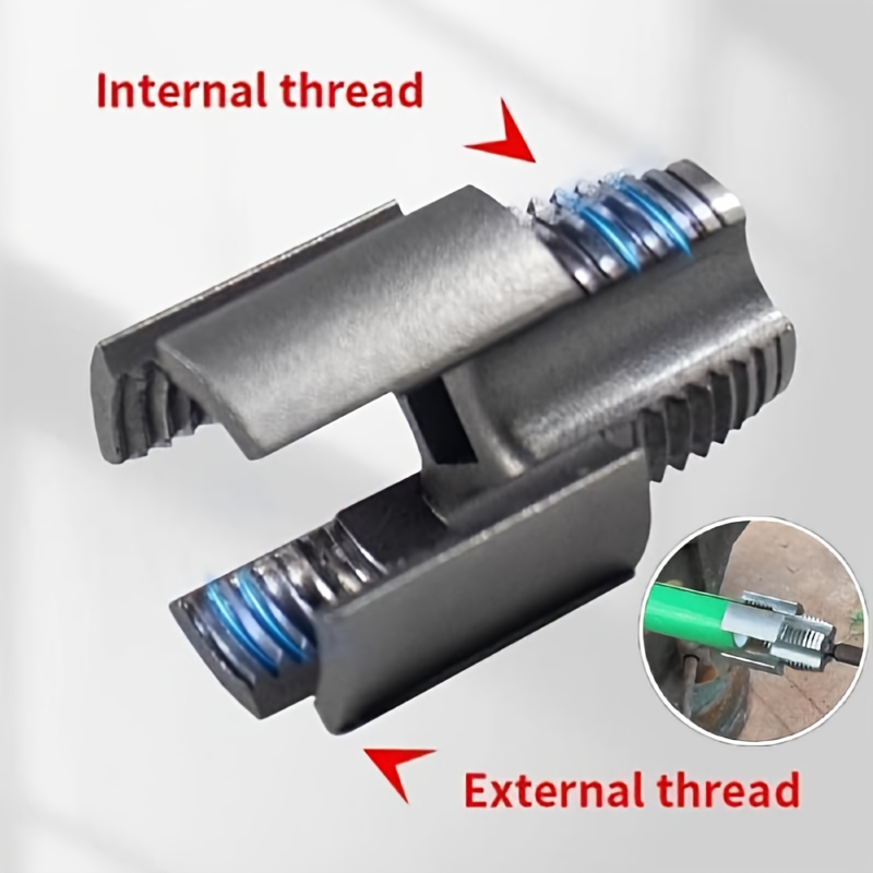 2pcs Integrated Internal And External Pipe Thread Tool, New Pipe... product image 4
