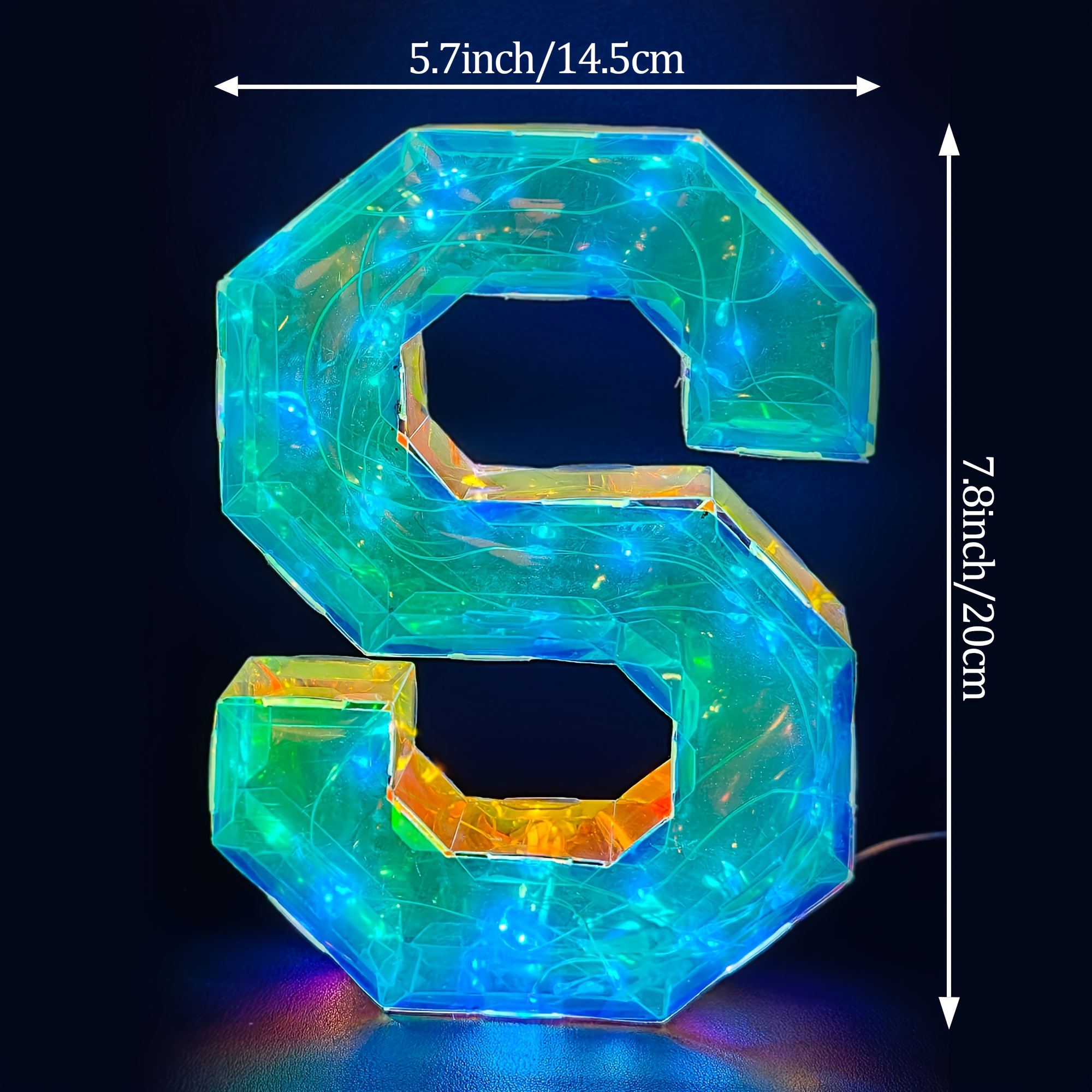 LED Color-Changing Letter and Number Lights
