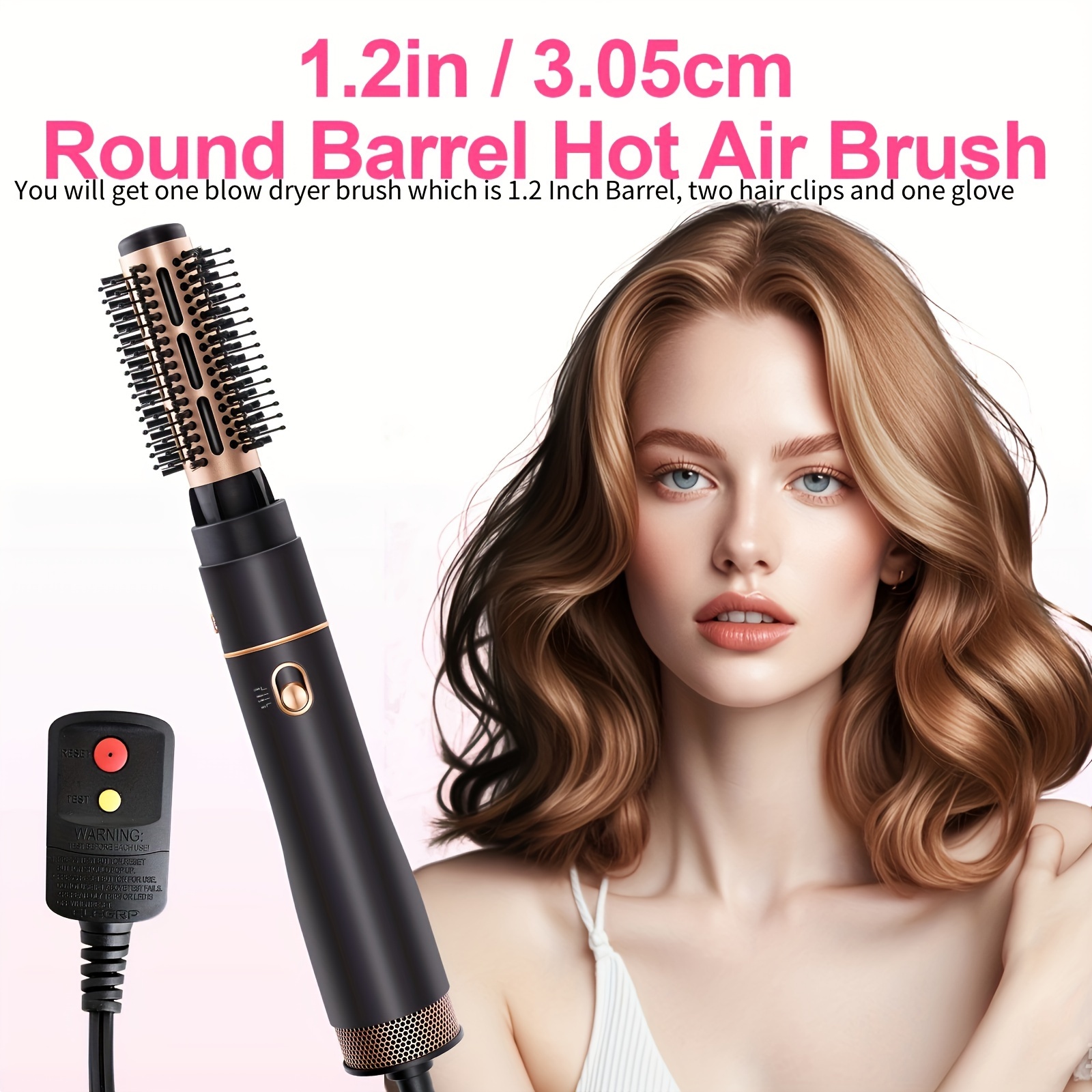 

Dryer Dryer - Round Dryer, Straightener, Curler, , Curling Irons, Multiple For Drying, , Comb, Smoothing , Halloween Christmas