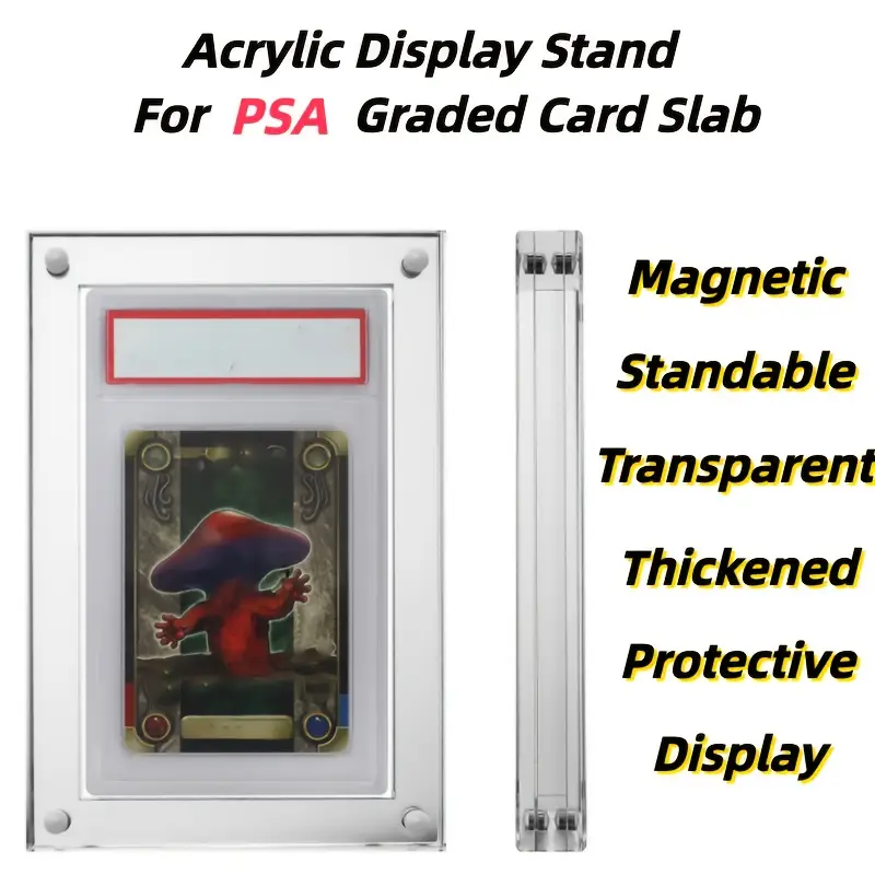 psa graded card stands Professional Display | 3-Pack Guardhouse Screw 1pc 2pcs transparent acrylic graded