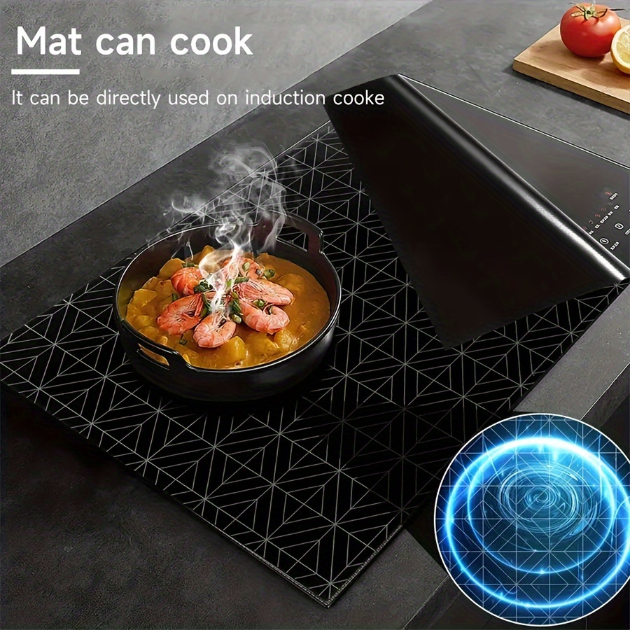 

Large Cooktop Mat 30.8'' X 20.5'' - , -scratch & , For Induction &