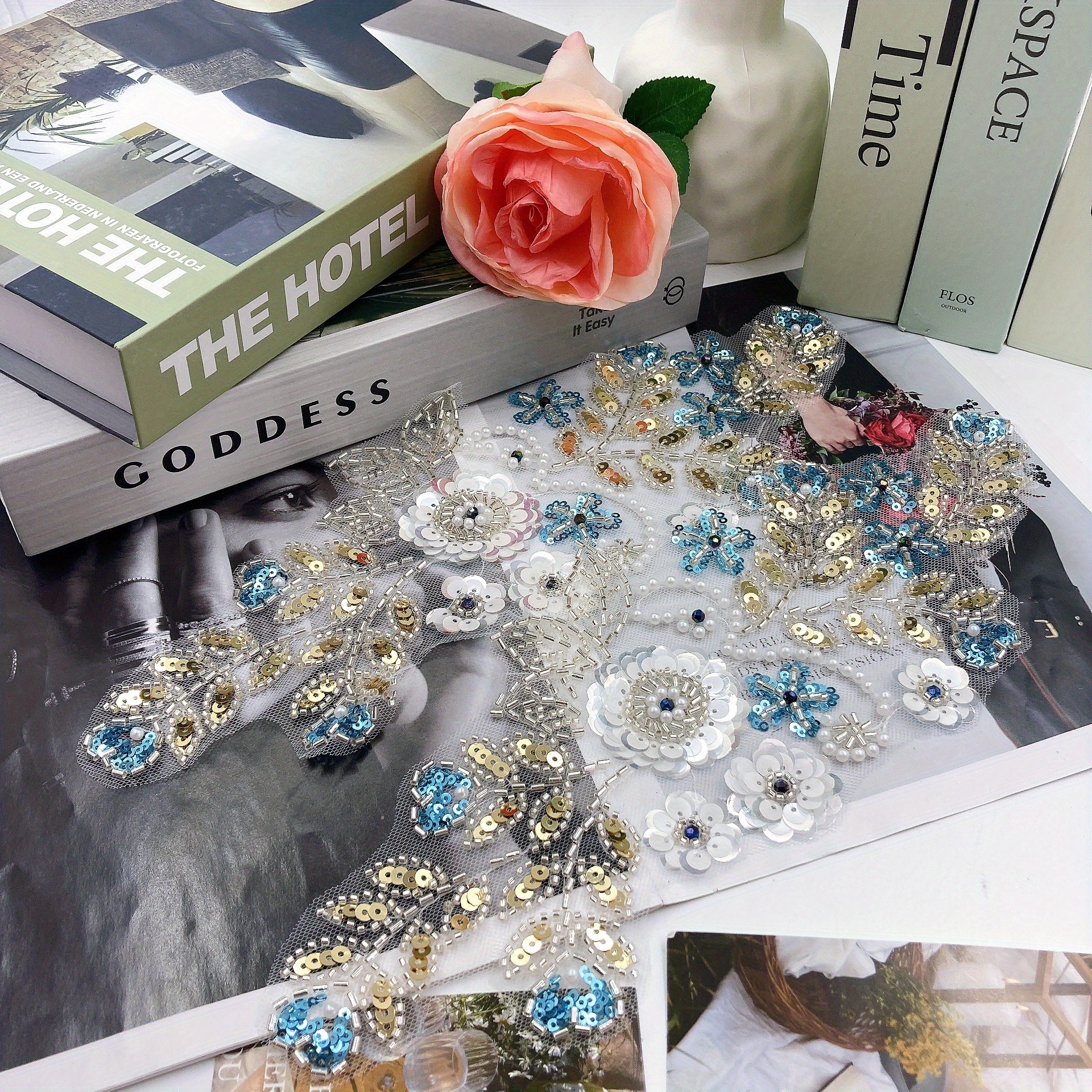 Exquisite Luxury Handmade Flower Brooch, Dress Decoration