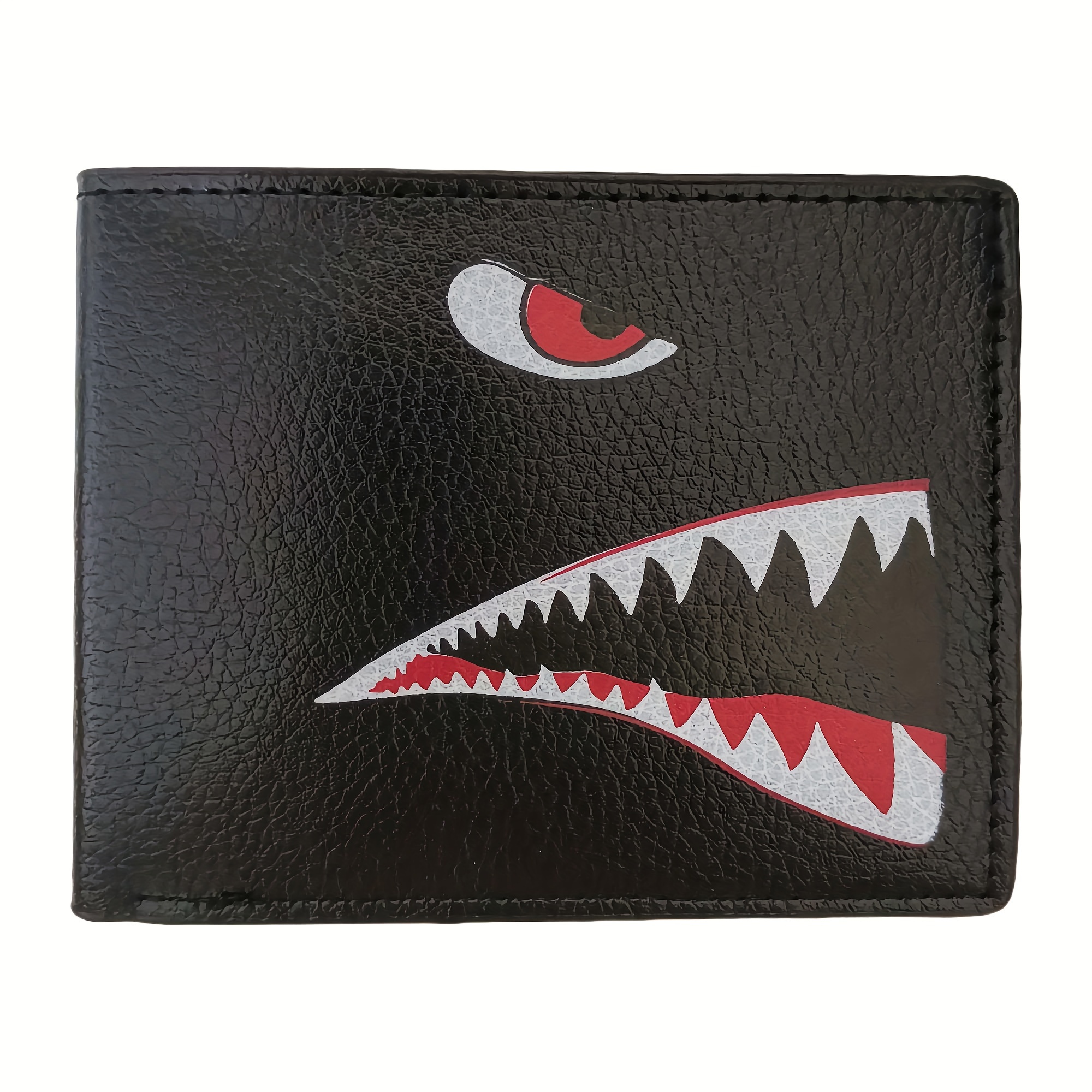 TEMU Wrldmcwlq With Money Clip - Cartoon , - & Purse, Black