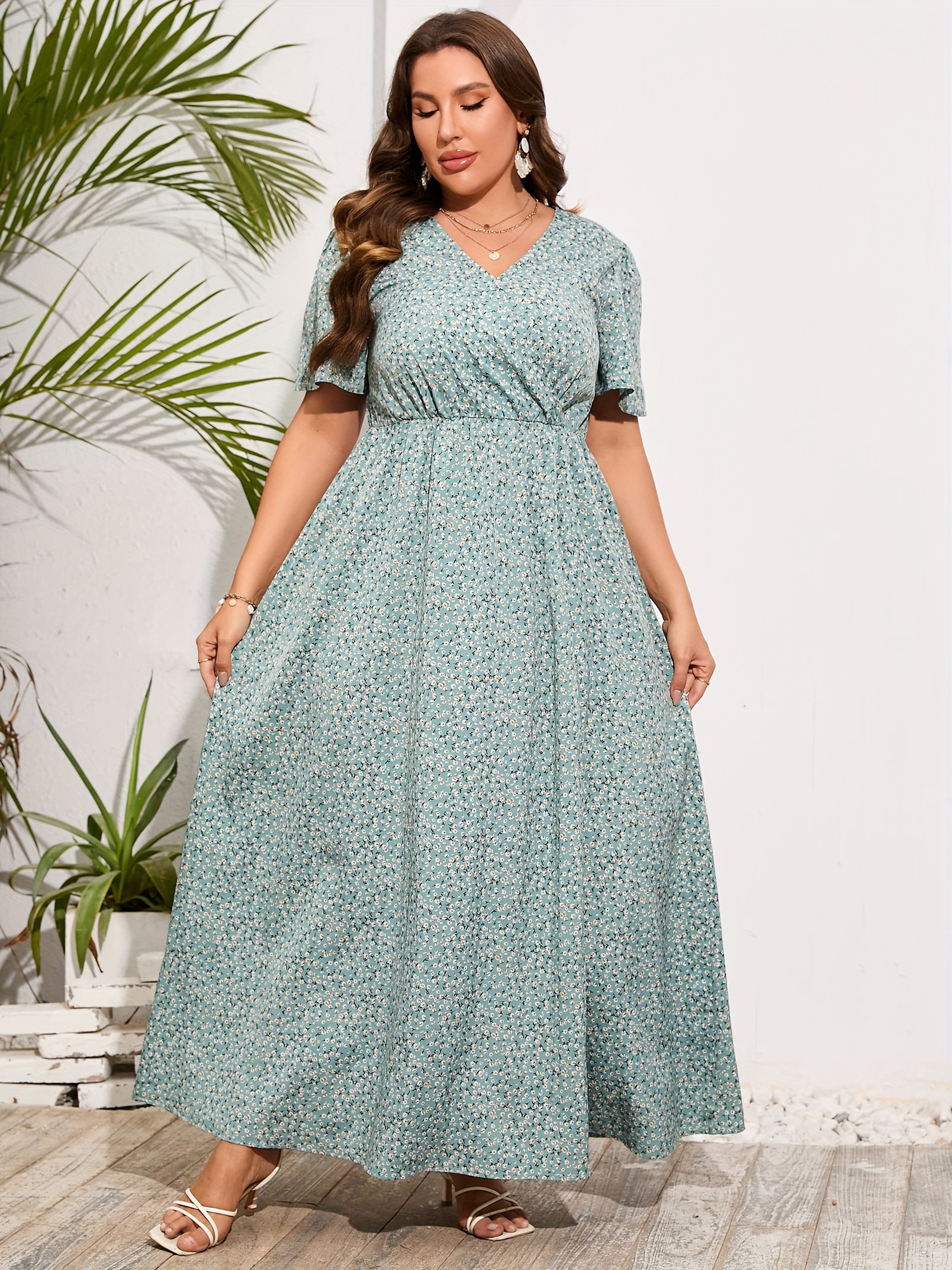 Floral Maxi Empire Waist Summer Maxi Dress Floral Dress Empire