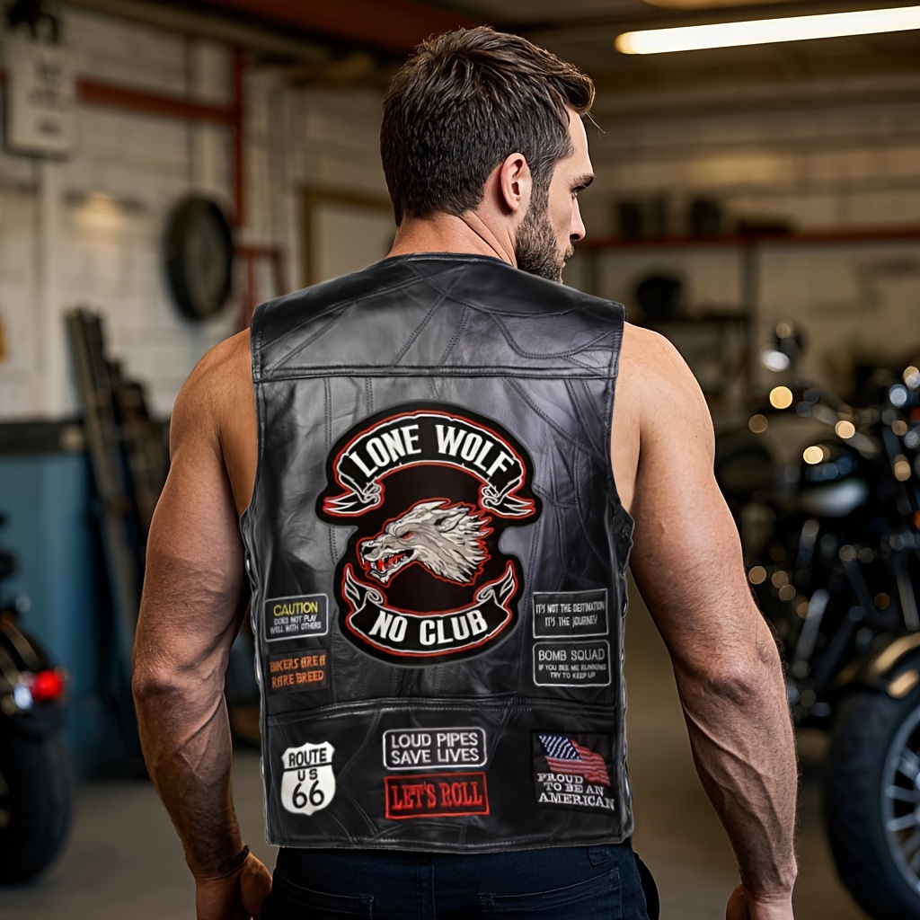 ameri RIDERS FAKE LEATHER VEST JACKET | APPS-BICENTENARIO-PRD-01 ameri RIDERS FAKE LEATHER VEST JACKET | APPS-BICENTENARIO-PRD-01
