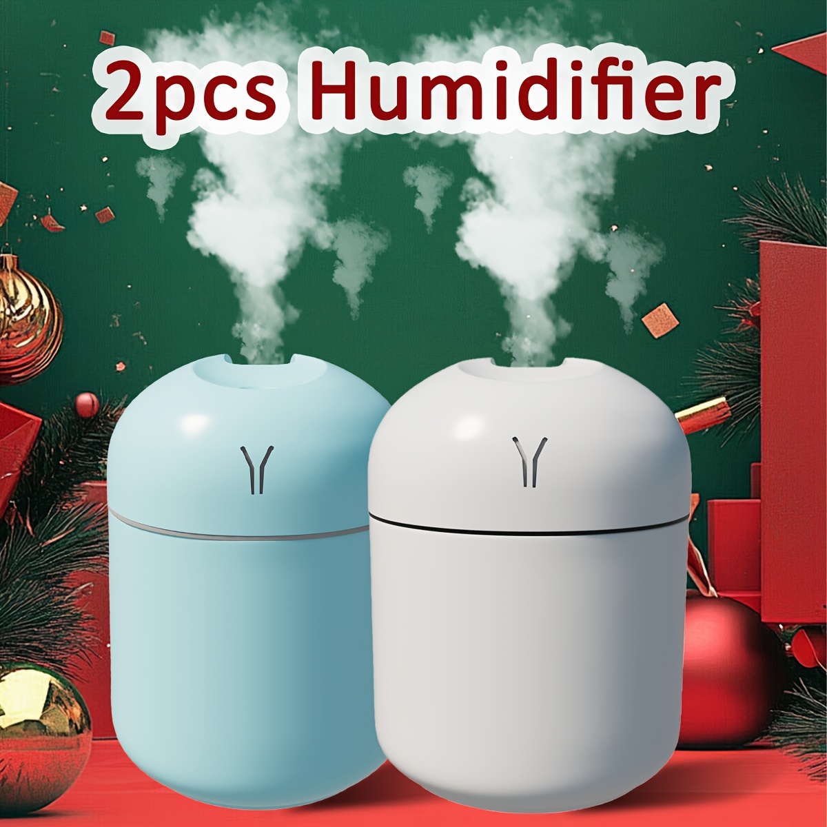 

2pcs/1pc Aromatherapy Diffuser With And Night Light, Humidifier For Refreshing Room And Promoting