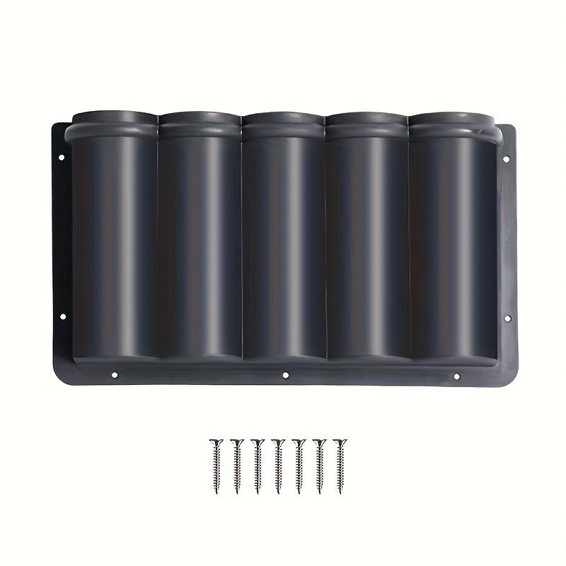 E-shop 5-Fach Fugenkleber-Tubenorganizer - Langlebiger ABS-Werkzeughalter mit Montagehalterungen für Garagen, Werkstätten, Heimorganisation -