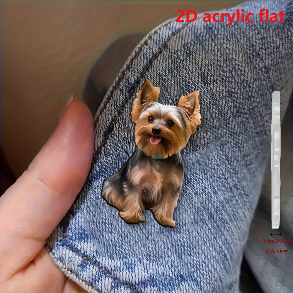 elegant alloy dog poop brooch with heart-shaped novelty sweater