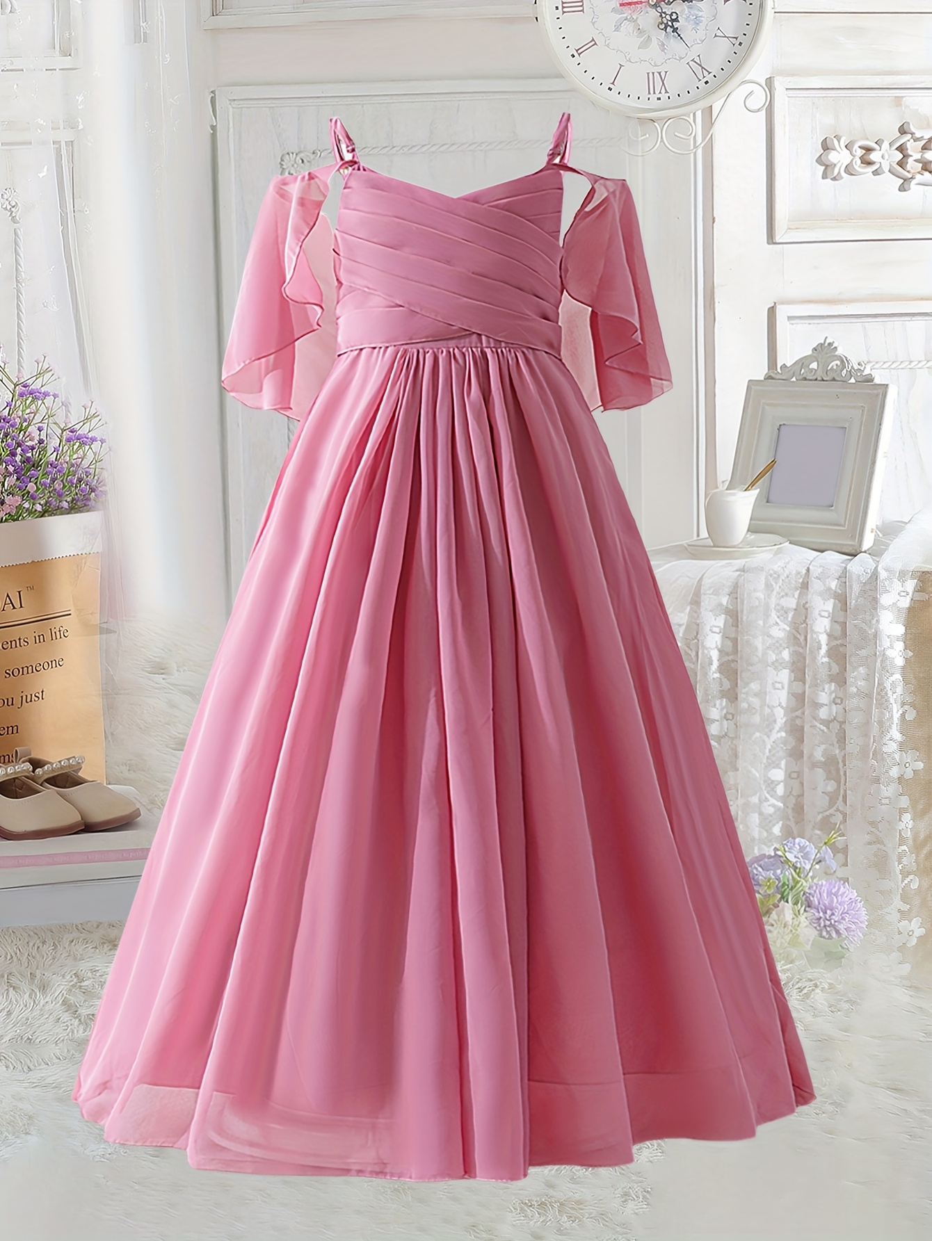 reddish purple dress - Oman