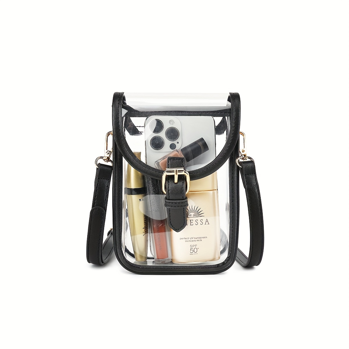 

Clear Purse For Women , Clear Crossbody Bag, Small Clear Bag For