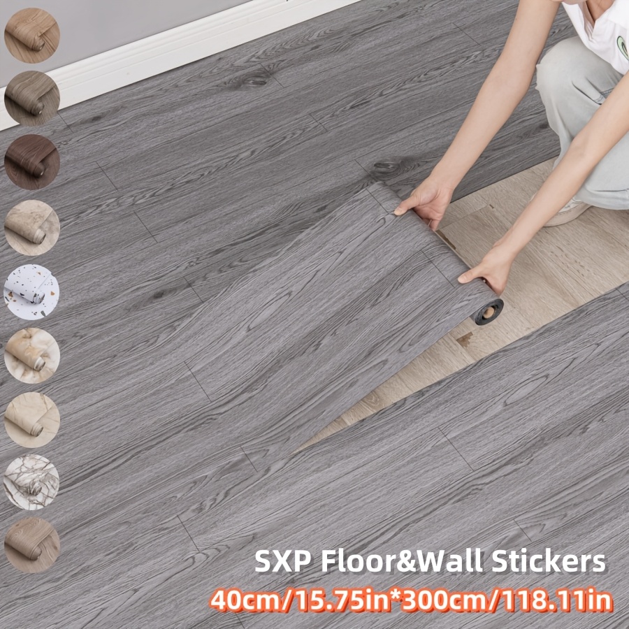 

12.91 Sq. Ft Marble & Wood Grain Wallpaper Roll - Easy Diy Vinyl Contact Paper For Living Room, Bedroom, Office Decor