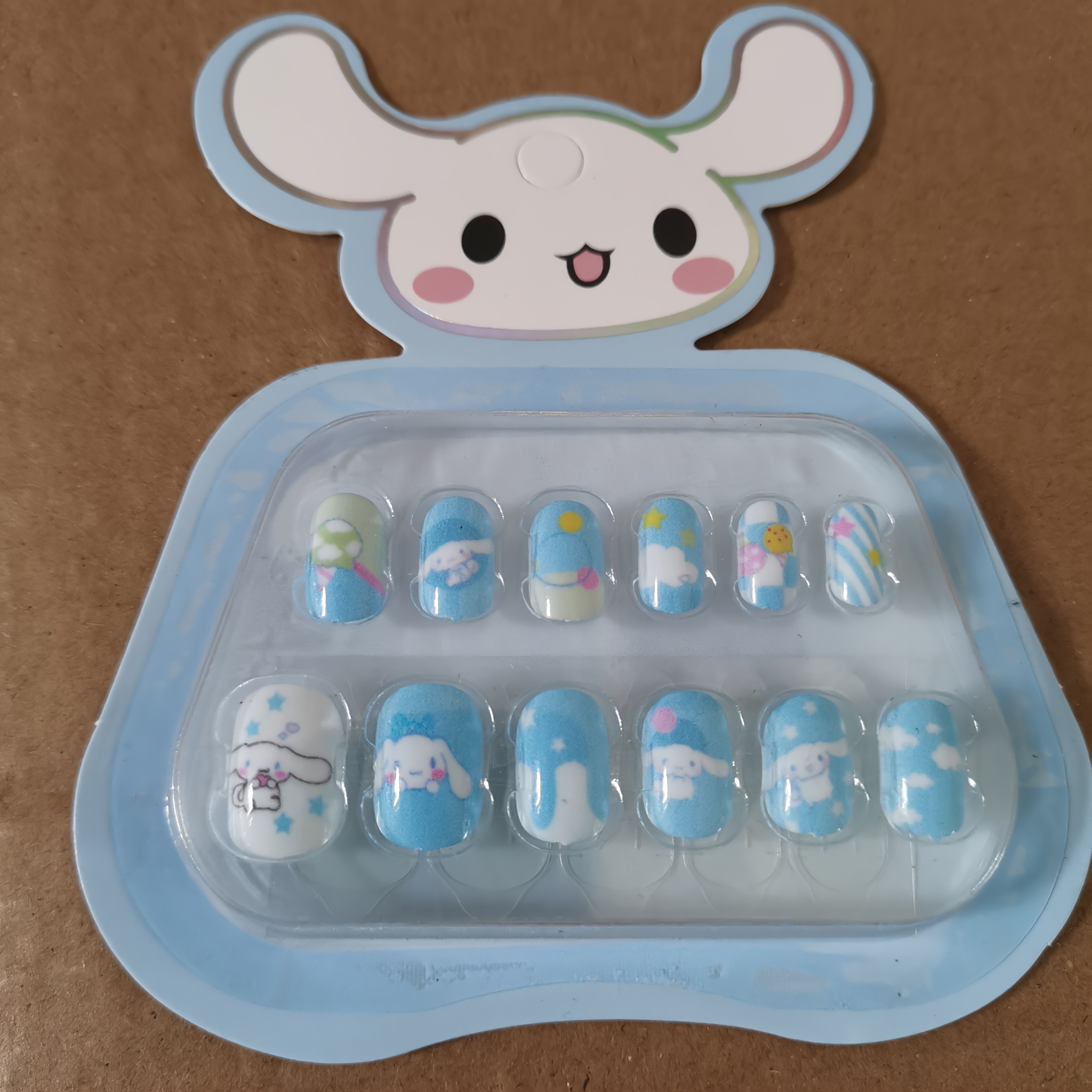 Set Of Press-on Nails Featuring Adorable Designs From , Including Hello Kitty, My Melody, Kuromi, , Cinnamoroll, And . Fake Nails Make Perfect Gifts For