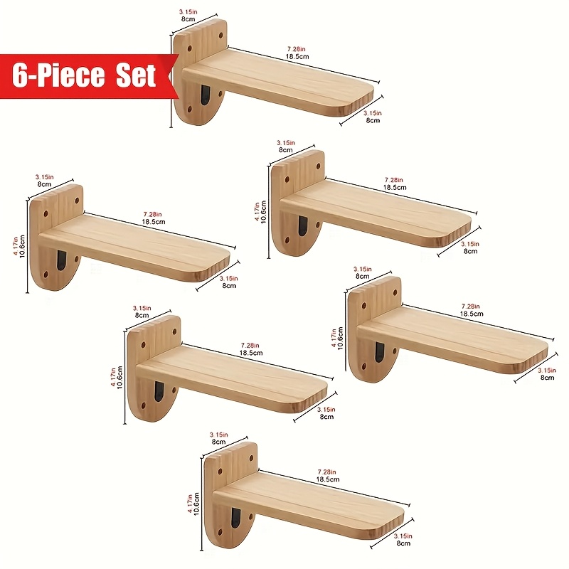 

Wooden Cat Wall Shelves, Pet Staircase And Platforms, Naturawooden Cat Furniture.indoor Cat Playground, Home Decor For Cats