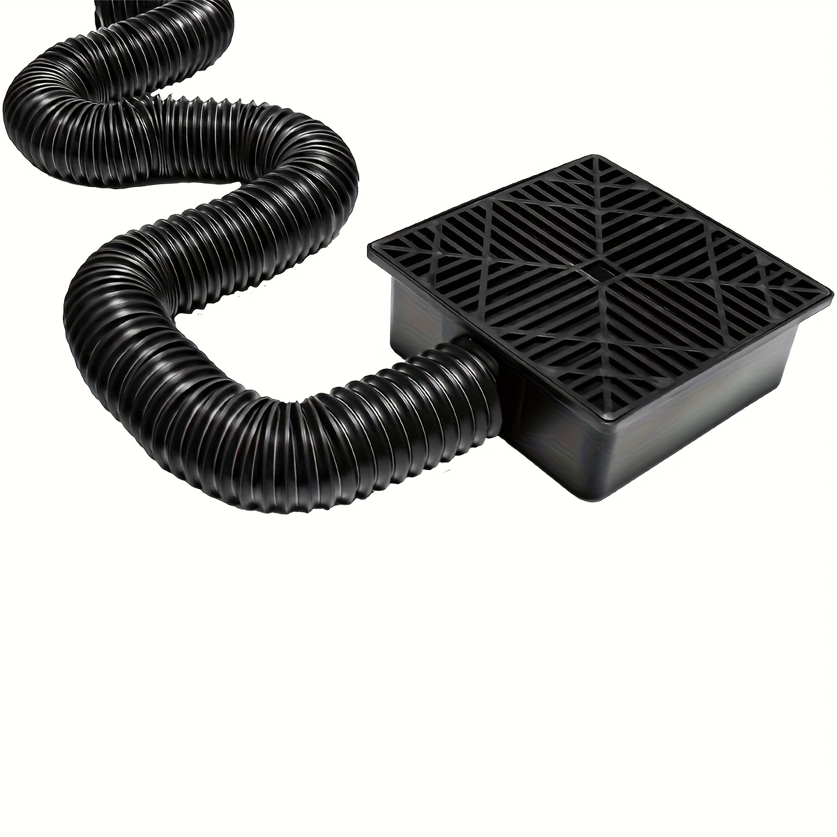 Image of 1pc Rainwater Collection Basin | Drainage Collection Tank With Leak-proof Hose Design, Suitable For Most Residential Rainwater Sewers, , And Durable, Made Of Plastic