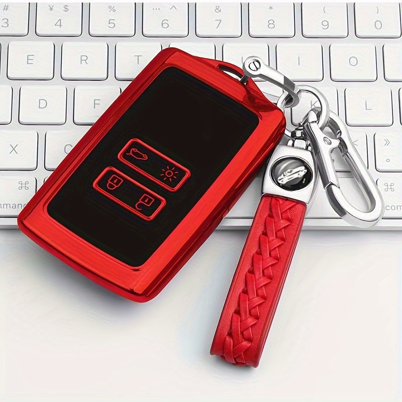 Image of Soft Tpu Car Remote Key Fob Cover Key Fob Case For Renault For For For For Megane For Talisman For Espace For For Zoe For For Scenic For Arkana For For Accessories