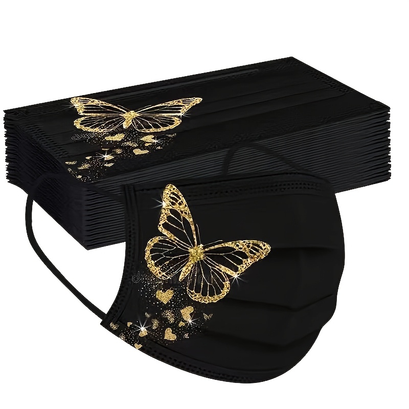5pcs Colorful Butterfly Mask Set, Charming Series for Outdoor Use