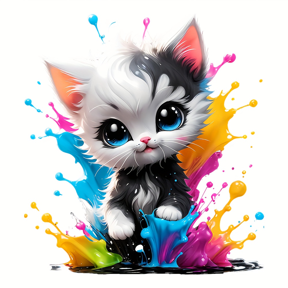 

1/2/3pcs Cool Kittens Stickers For Men, Suitable For T-shirts, Jeans, Jackets, Backpacks, Clothes, Hats And So On
