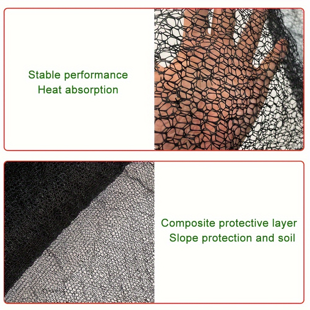 Black Plastic 3d Geomat Blanket Erosion Control Mesh Mat Slope ...