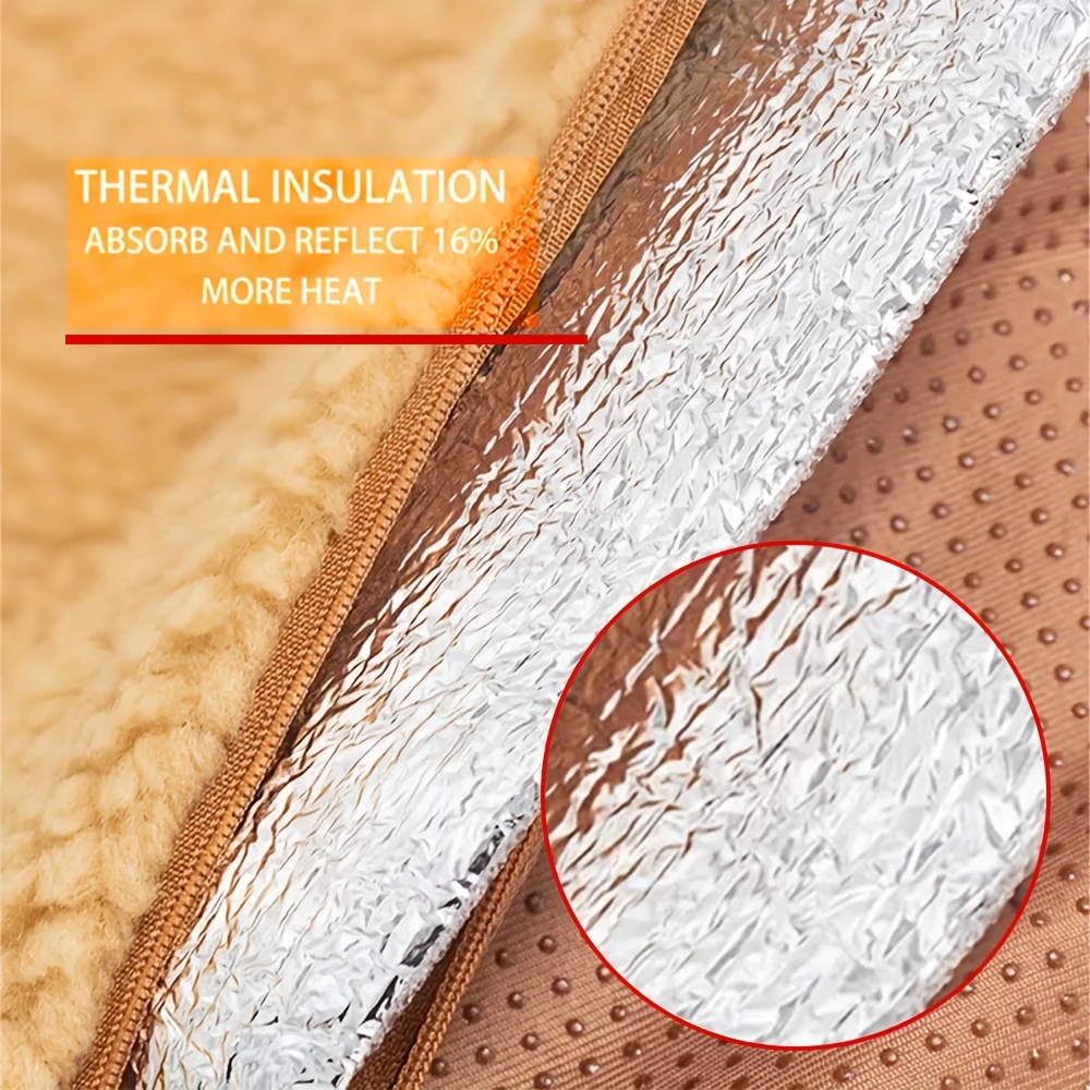 Reflective inner layer of the self-warming pet mat