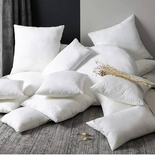 pillow inserts hypoallergenic 100 virgin fiber microfiber throw pillow inserts for home decoration outdoor camping and decor