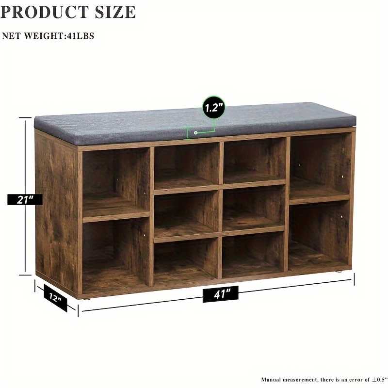 Storage Bench Shoe Rack Near Front Door QTQZDD Shoe Storage Bench