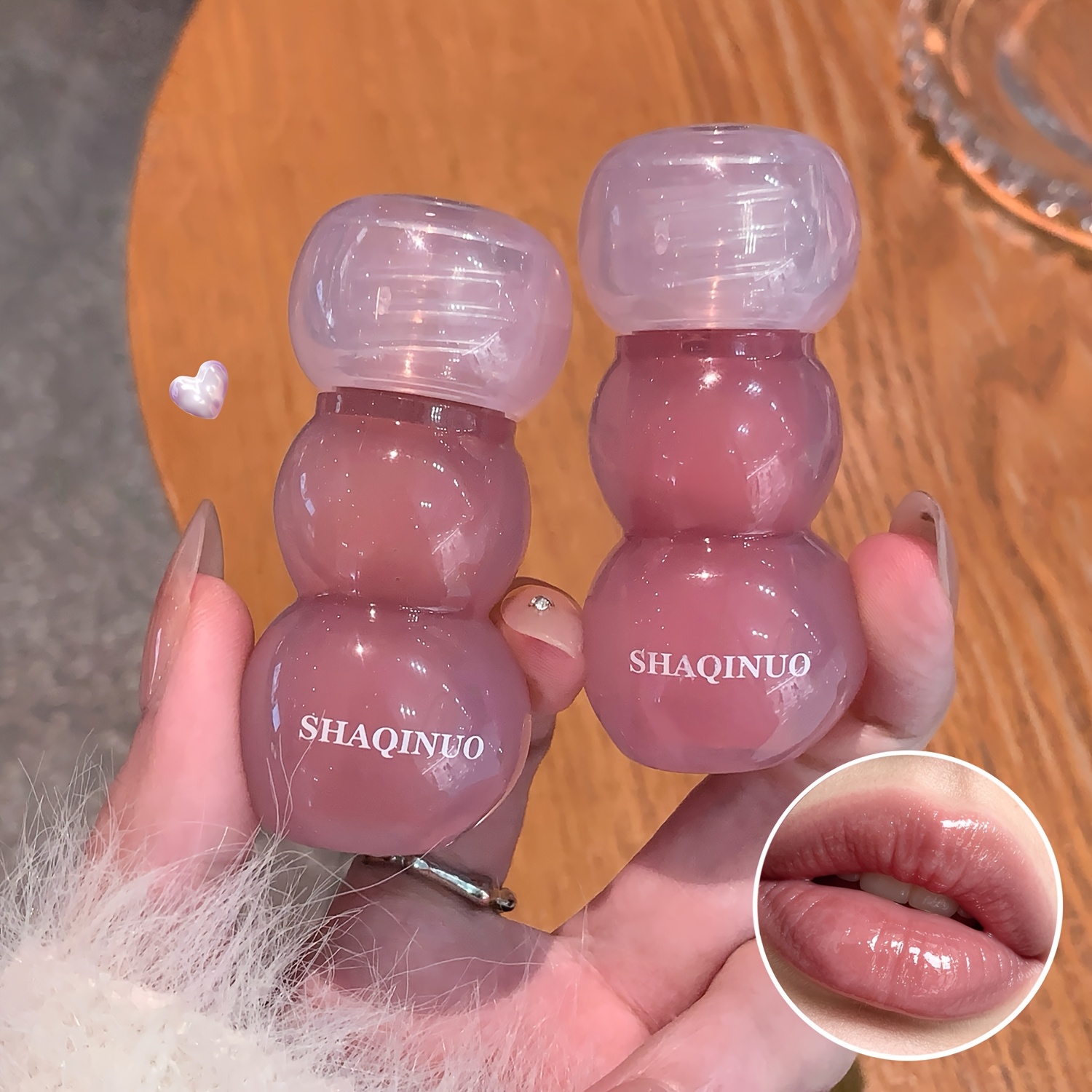 Clear Watery Lip Glaze for Moisturizing Mirror Finish
