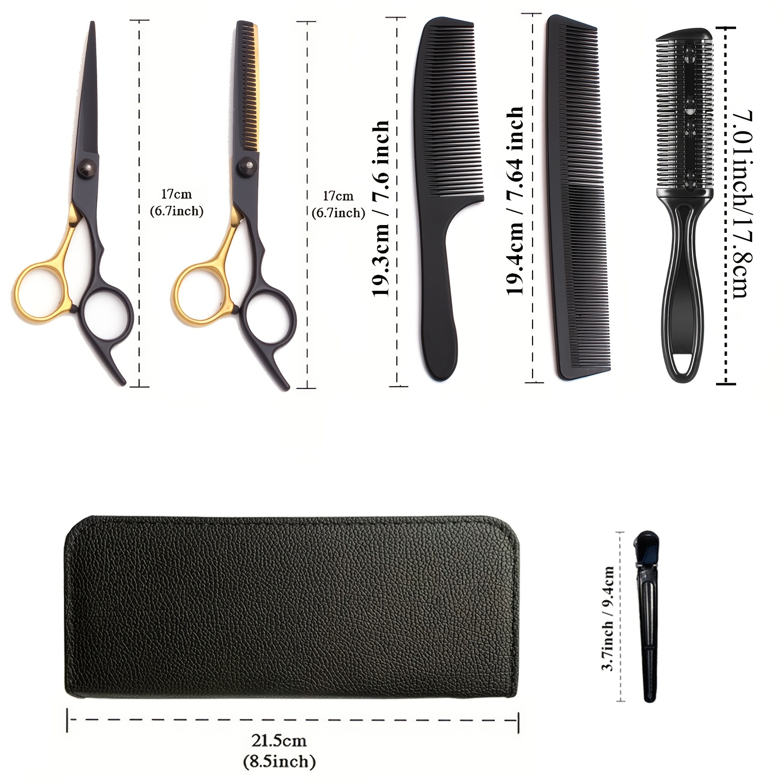 Hairdressing Scissors Japan Stainless Hair Thinning Scissors Set