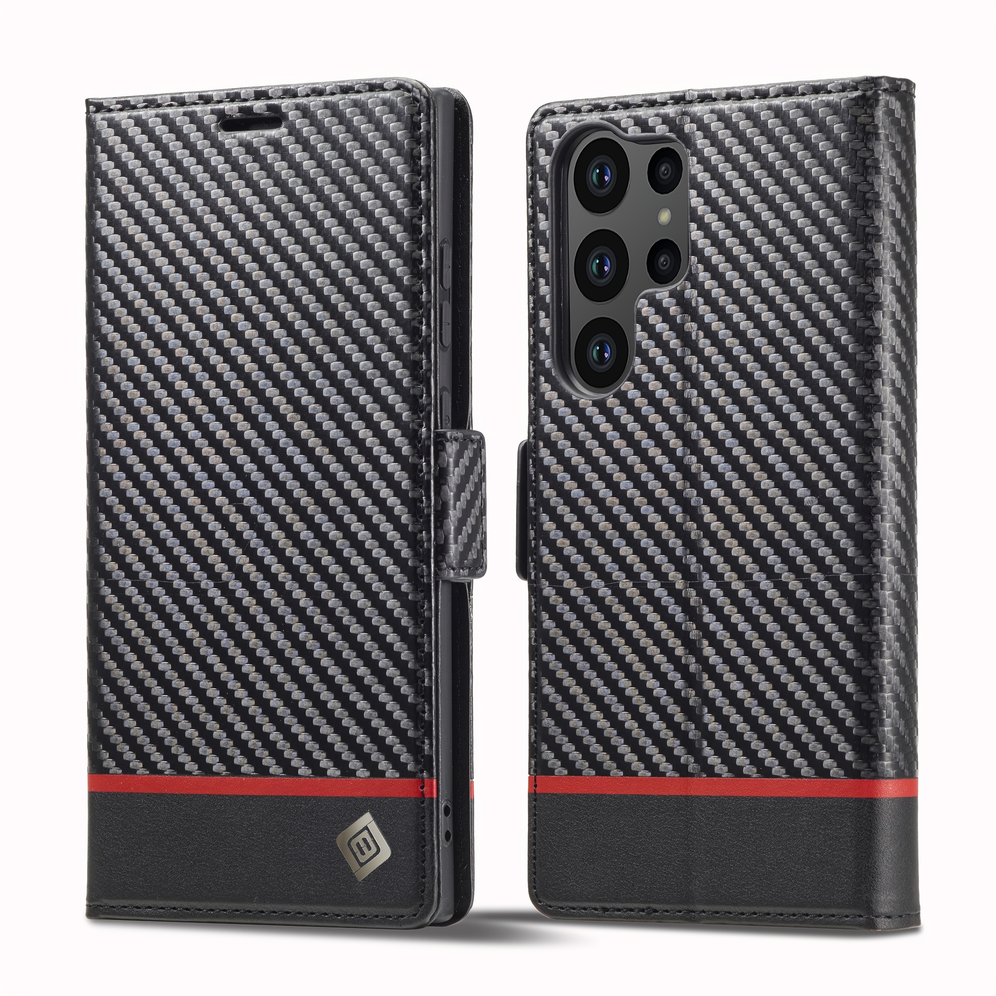 TEMU Phone Case: Dimension Texture - Horizontal Dimension Texture Is Suitable For S25ultra All-inclusive Ultra-thin Matte High-grade Protective Case