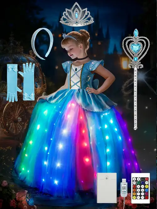 princess dress that lights up Light Costume Traditional Sourcing Brought Online A princess moment, glowing in