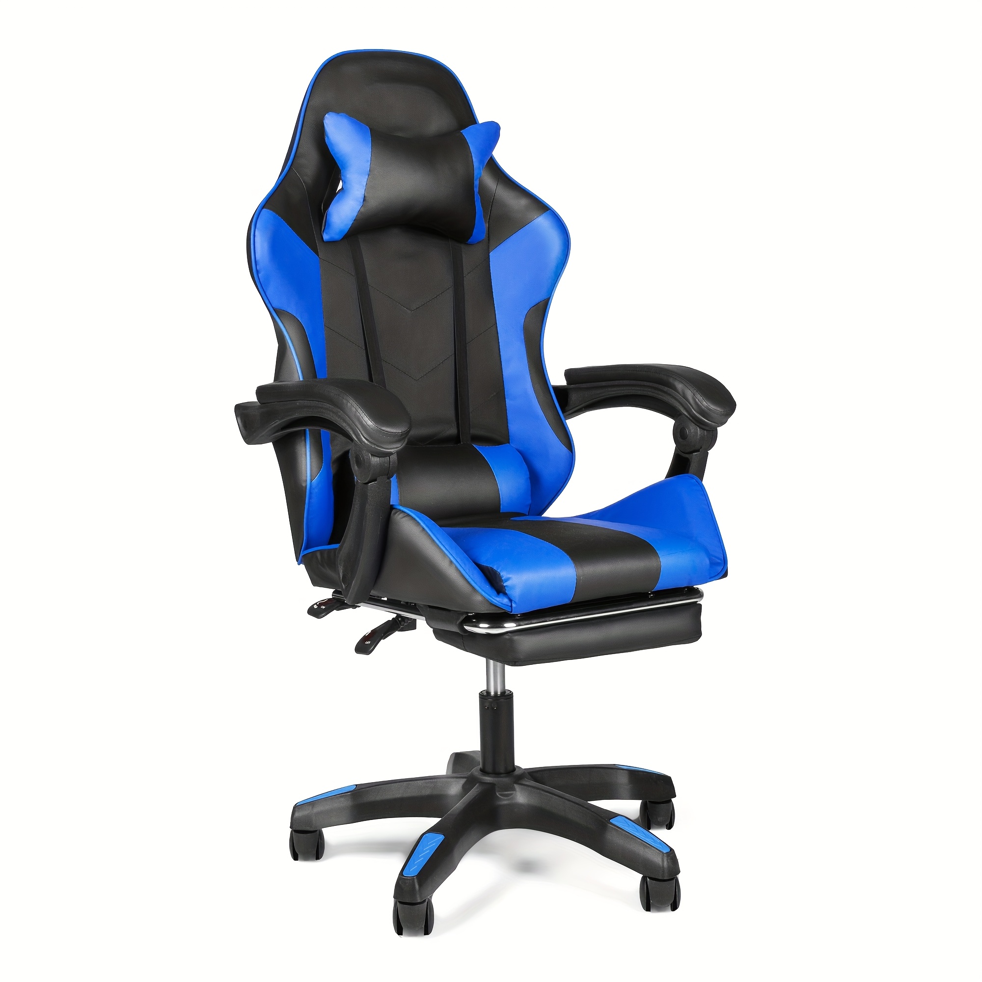 TEMU Gaming Chair Gaming Chair Office Chair Desk Chair Computer Chair With Ottoman Ergonomic 120-degree Recliner High Back Telework Chair