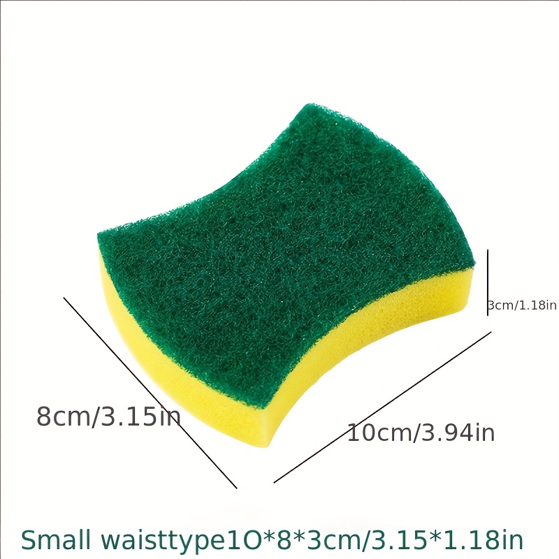 24pcs Natural Sea Sponge Dishwashing Sponge Wipes & Scouring Pads - Heavy-Duty, Stackable, Color-Coded (Green/Blue/Yellow) - Safe for Non-Stick Cooktops, Dishwasher Safe, Durable & Hygienic Kitchen Cleaning Wipes, Individually Wrapped,2 Magic Nano Technology, Natural Sponge Material, Versatile for Pots, Pans, Cookware & Glass, Durable & Long-Lasting, Easy to Use, Sponges for Washing Dishes Non Scratch, Multiperpose Cleaning Sponge, Non Scratch Sponge for Kitchen,