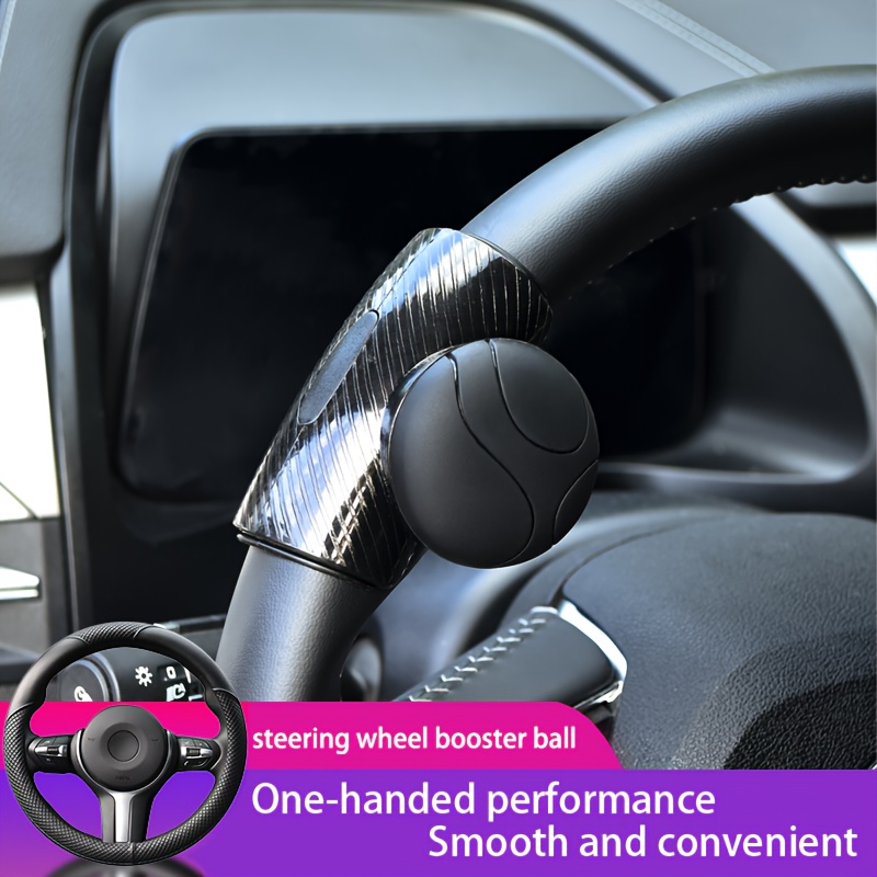 

360° Rotating Silicone Steering Wheel Booster Ball - Enhanced Grip & Comfort Car Accessory Steering Wheel Cover Silicone On Side Steering Wheel Accessories