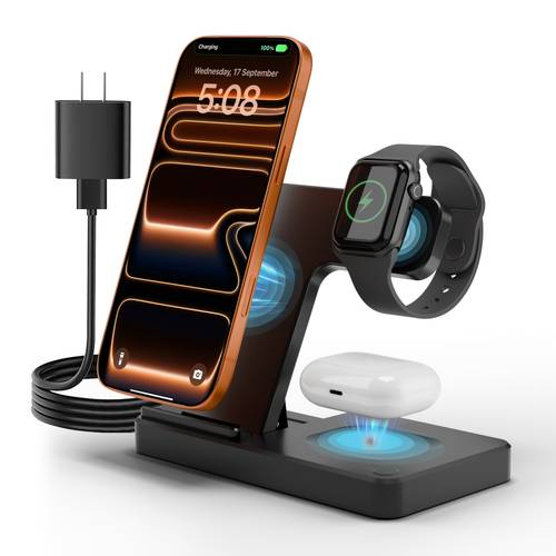 3 in 1 folding wireless charging station 15w fast charger for watch charger for iphone 17 16 15 14 13 12 11 x 8 pro max for iwatch ultra10 6 5 for 3 2 pro multiple devices zip ties alternatives for valentines day gifts