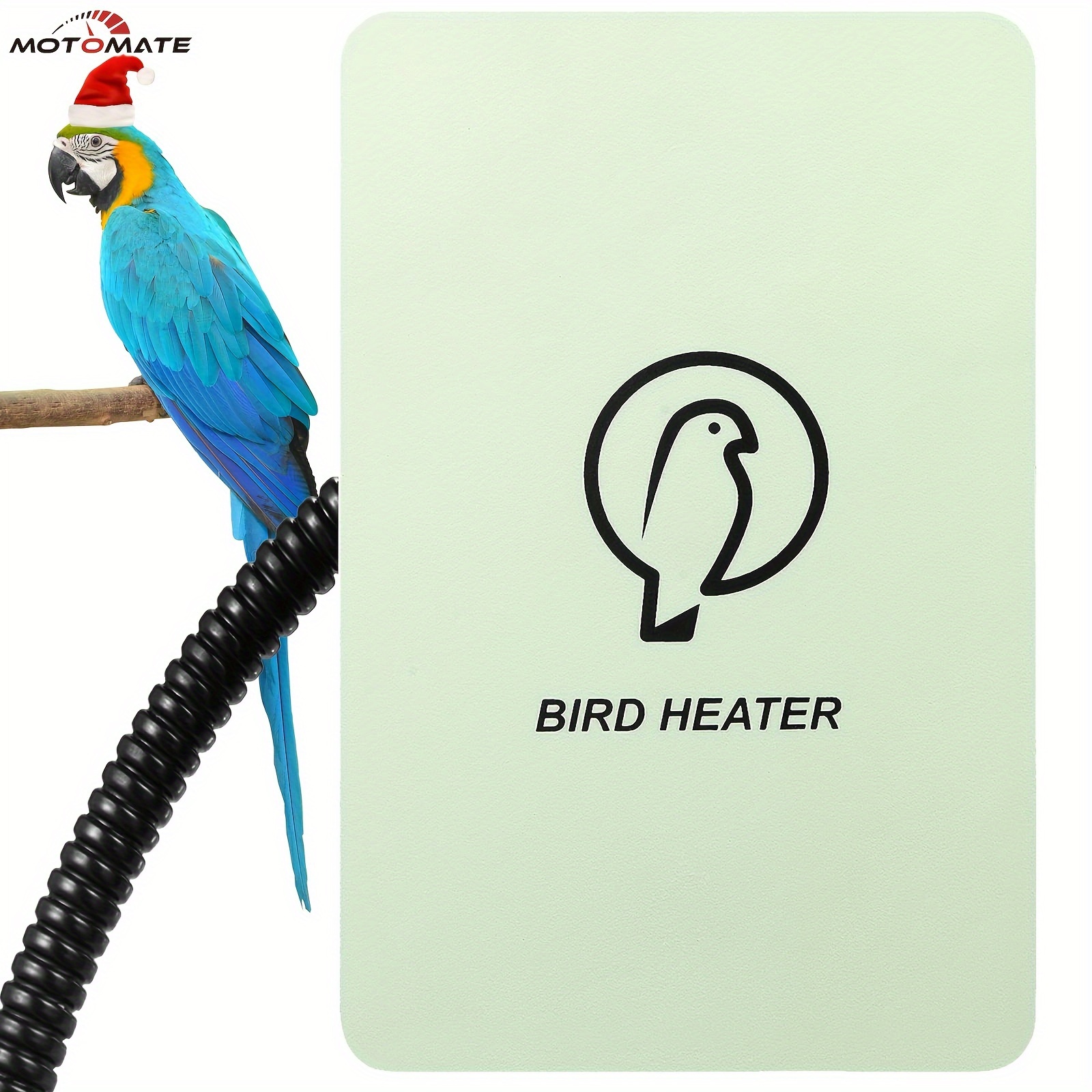 

Motomate Up Bird Heater - Cozy Cage Warmer For Exotic Pet Birds, Grey Parakeets, Cockatiels, Budgies & , 110-130v Us Plug, Parrots