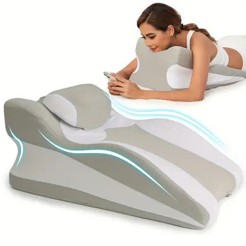 wedge pillow for adults pillow for back neck leg support face down reading fabric comfortably versatile sleep pillow room bed sofa wedge pillow ideal for back massage
