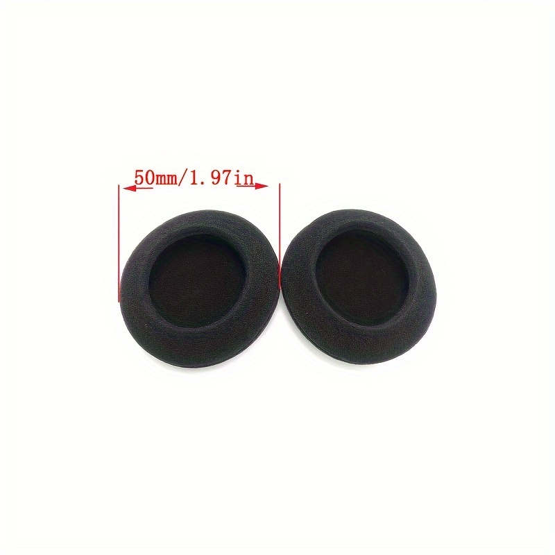 TEMU Coussinets d'oreille en mousse épaissie pour écouteurs, coussins de remplacement en éponge, housses, étui pour écouteurs, coussin d'écouteur,